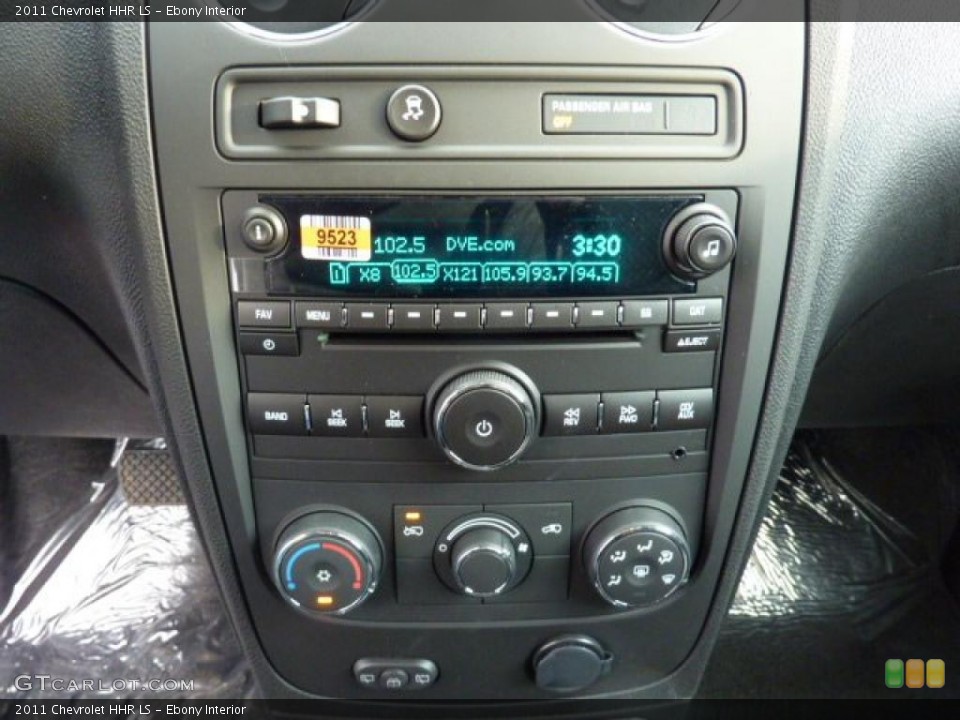 Ebony Interior Controls for the 2011 Chevrolet HHR LS #42719577