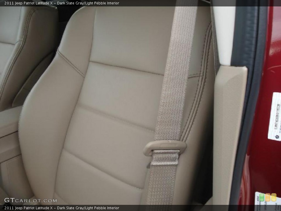 Dark Slate Gray/Light Pebble Interior Photo for the 2011 Jeep Patriot Latitude X #42724069