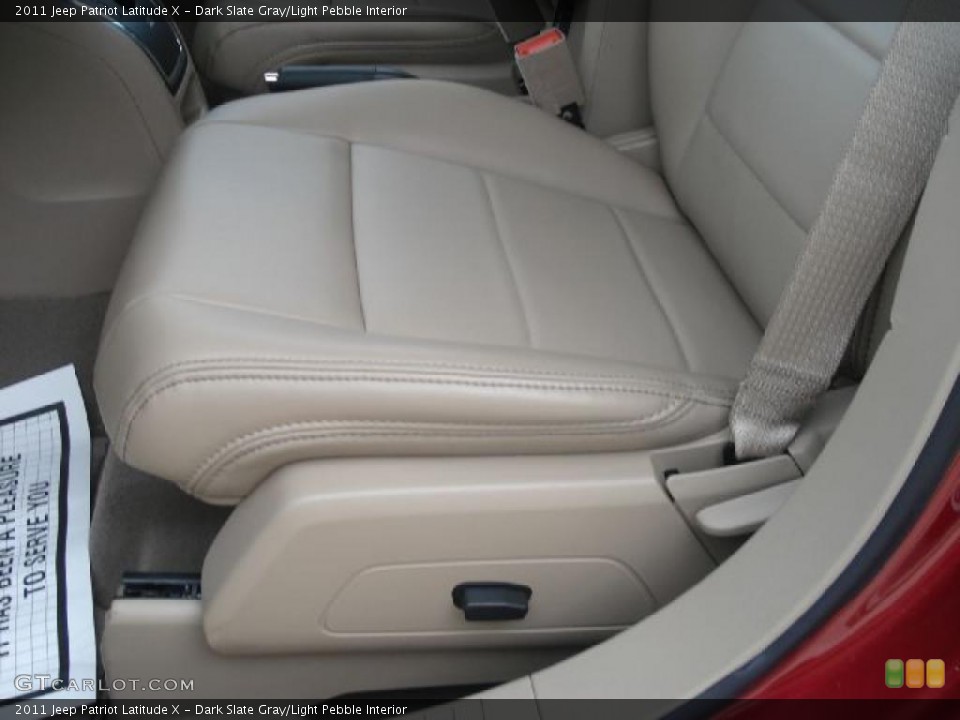 Dark Slate Gray/Light Pebble Interior Photo for the 2011 Jeep Patriot Latitude X #42724073