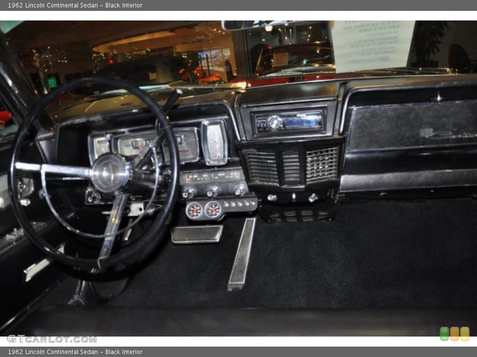 Black Interior Dashboard for the 1962 Lincoln Continental Sedan #42725557