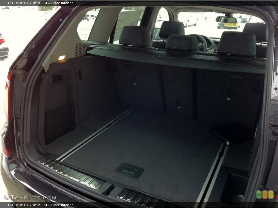 Black Interior Trunk for the 2011 BMW X3 xDrive 35i #42729595