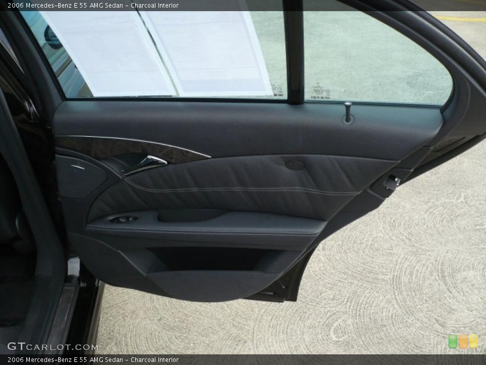Charcoal Interior Door Panel for the 2006 Mercedes-Benz E 55 AMG Sedan #42739954
