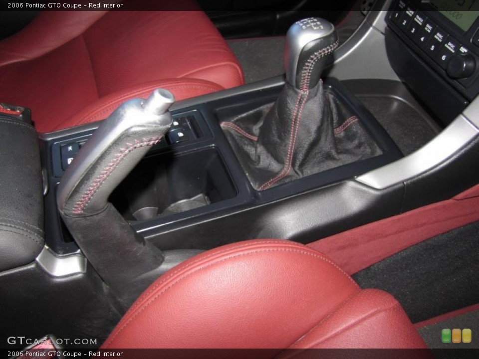Red Interior Transmission for the 2006 Pontiac GTO Coupe #42741312