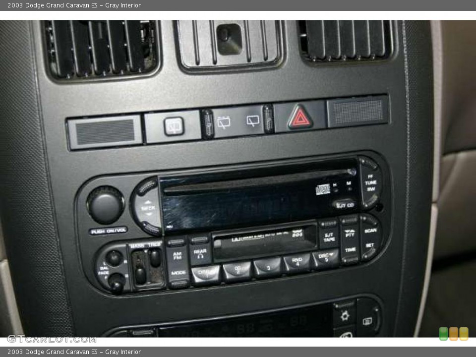 Gray Interior Controls for the 2003 Dodge Grand Caravan ES #42741468