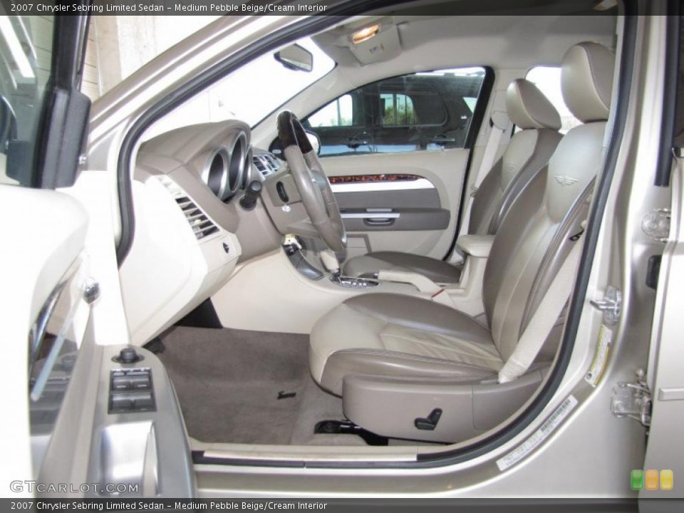 Medium Pebble Beige/Cream Interior Photo for the 2007 Chrysler Sebring Limited Sedan #42742472