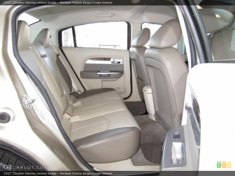 Medium Pebble Beige/Cream Interior Photo for the 2007 Chrysler Sebring Limited Sedan #42742500