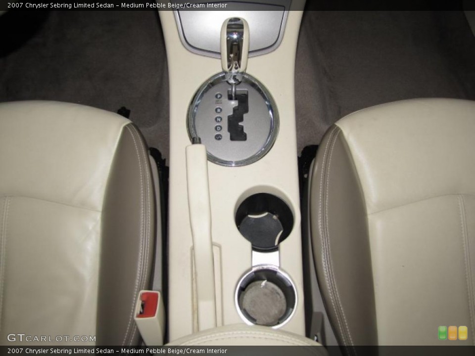 Medium Pebble Beige/Cream Interior Transmission for the 2007 Chrysler Sebring Limited Sedan #42742592
