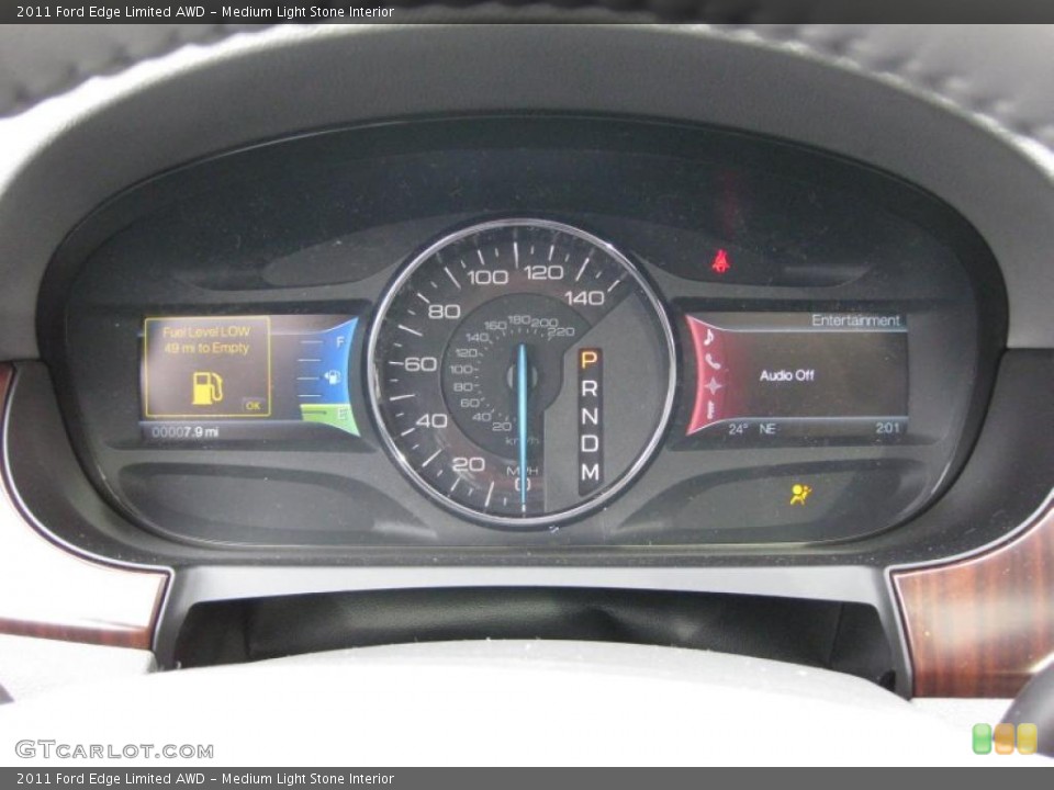 Medium Light Stone Interior Gauges for the 2011 Ford Edge Limited AWD #42743160