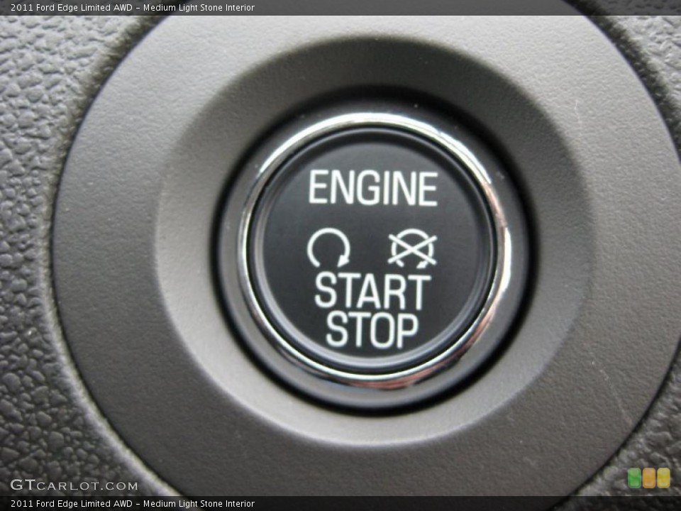 Medium Light Stone Interior Controls for the 2011 Ford Edge Limited AWD #42743176