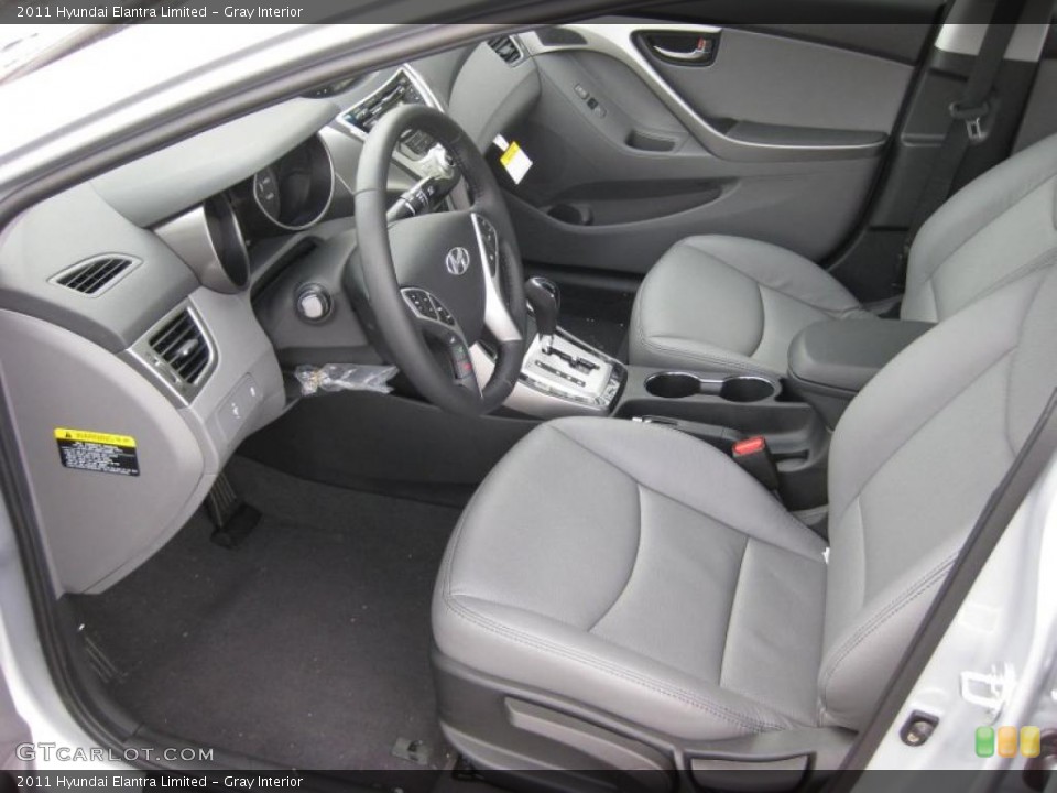 Gray Interior Photo for the 2011 Hyundai Elantra Limited #42743816