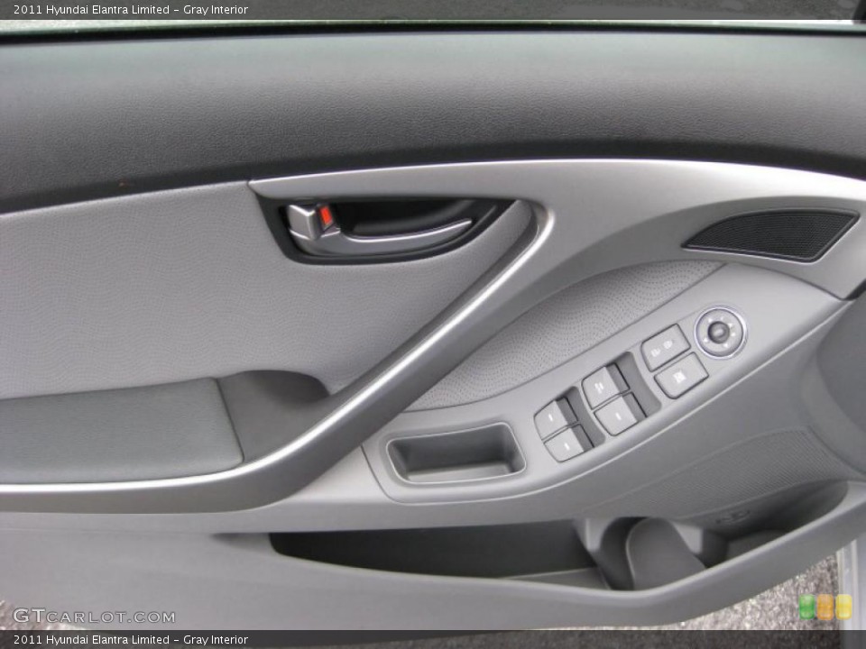 Gray Interior Door Panel for the 2011 Hyundai Elantra Limited #42743848
