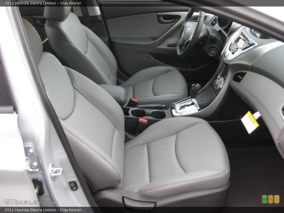 Gray Interior Photo for the 2011 Hyundai Elantra Limited #42743900