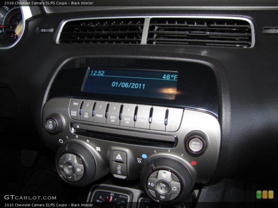 Black Interior Controls for the 2010 Chevrolet Camaro SS/RS Coupe #42745224