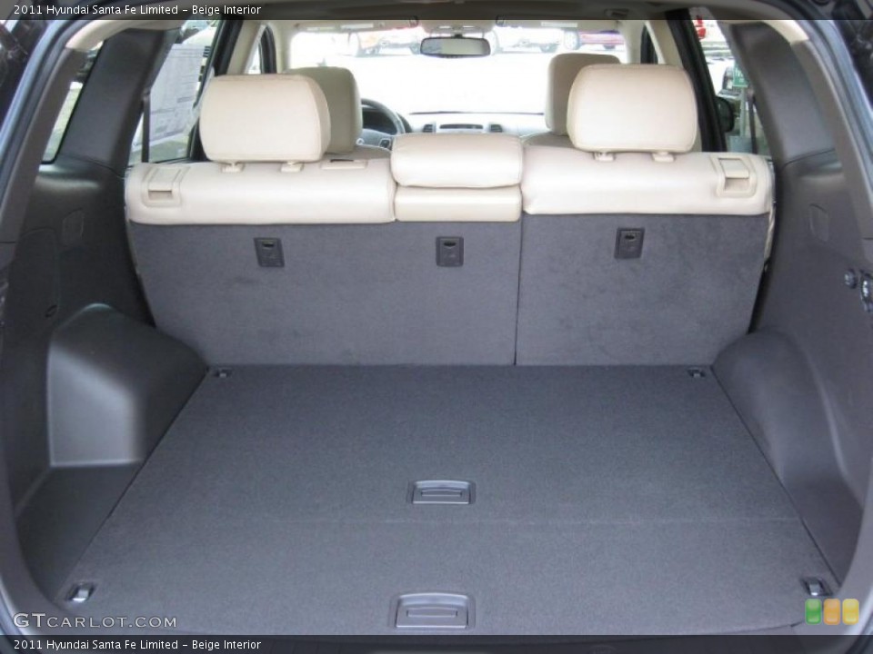 Beige Interior Trunk for the 2011 Hyundai Santa Fe Limited #42745568