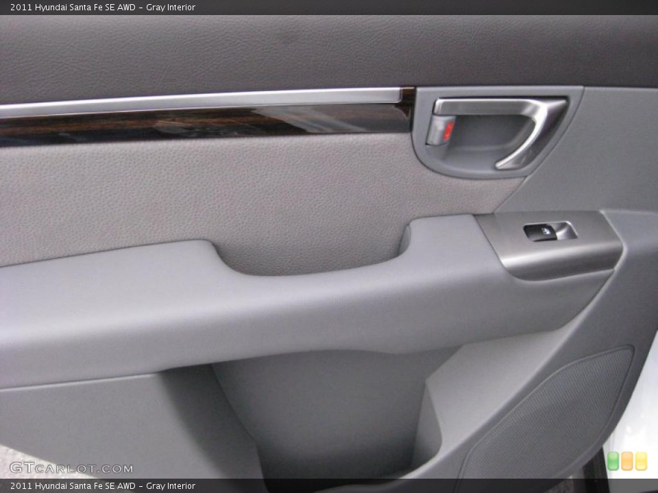 Gray Interior Door Panel for the 2011 Hyundai Santa Fe SE AWD #42746220