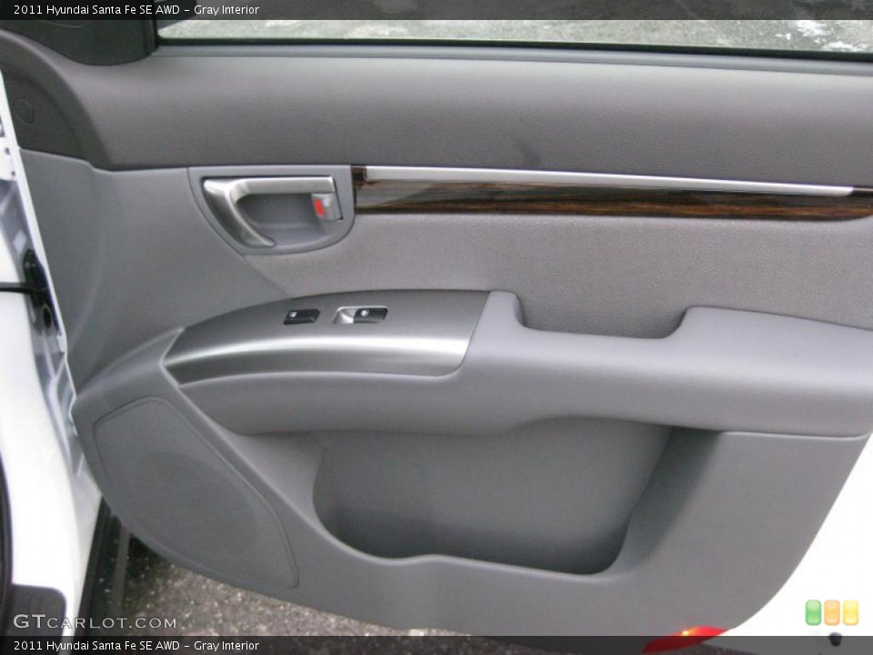 Gray Interior Door Panel for the 2011 Hyundai Santa Fe SE AWD #42746276