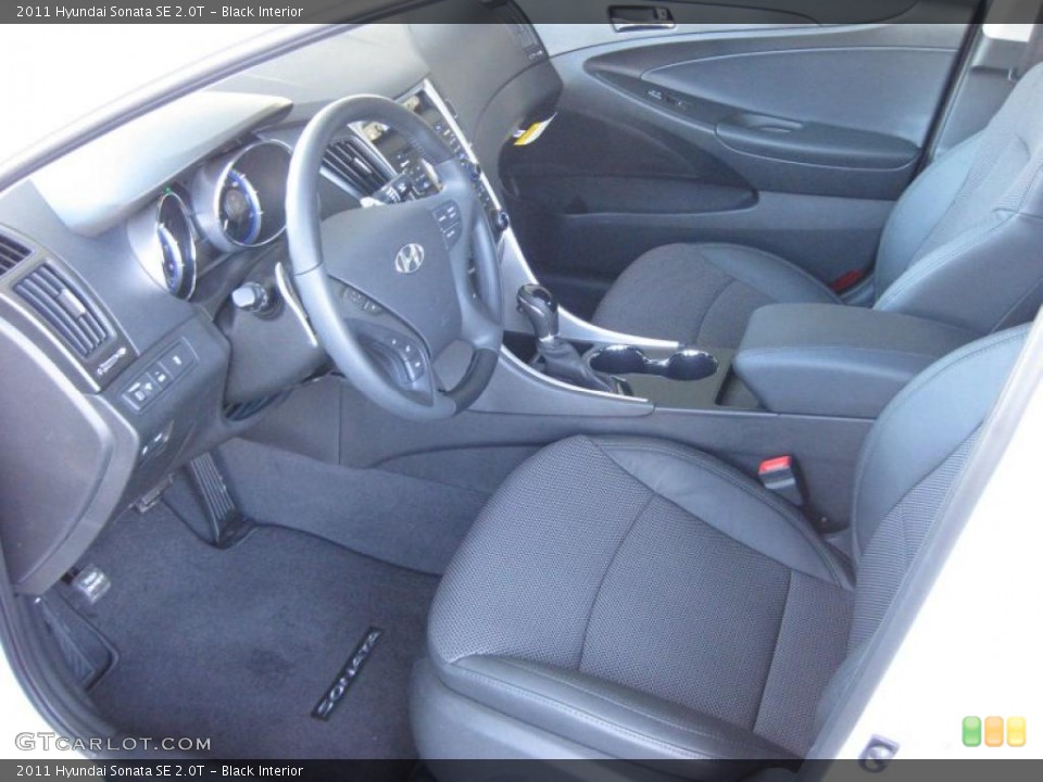 Black Interior Photo for the 2011 Hyundai Sonata SE 2.0T #42748604