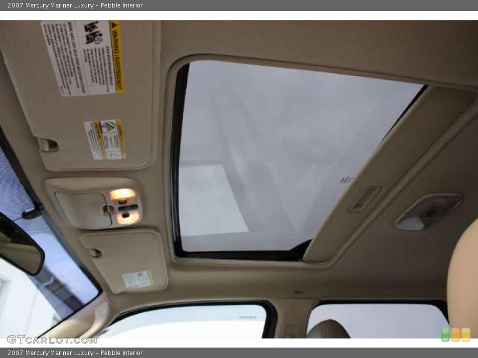Pebble Interior Sunroof for the 2007 Mercury Mariner Luxury #42753372