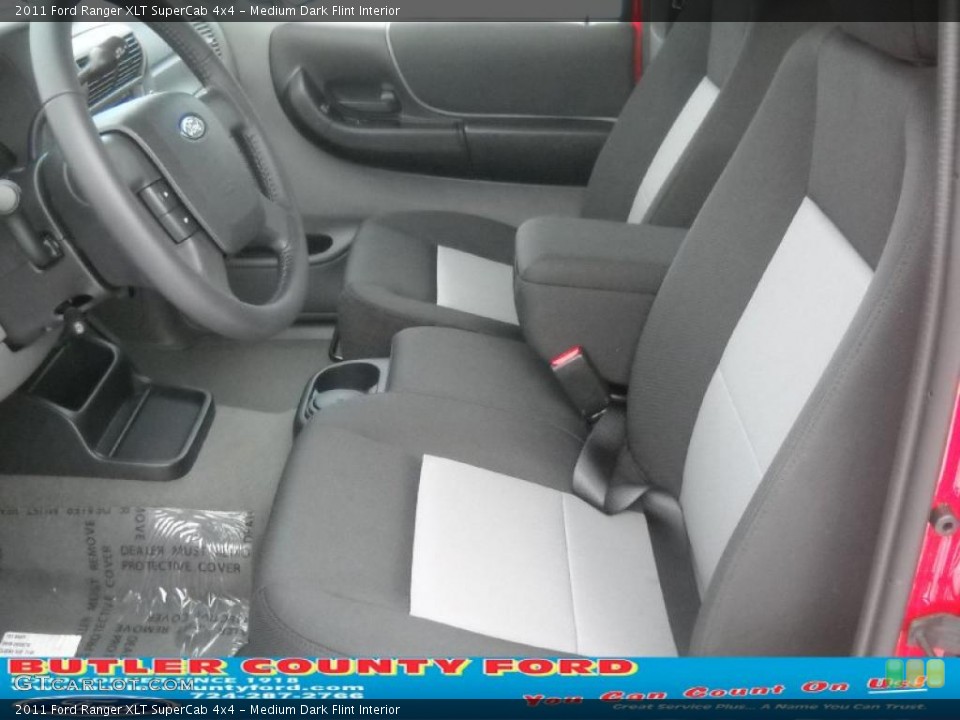 Medium Dark Flint Interior Photo for the 2011 Ford Ranger XLT SuperCab 4x4 #42754852
