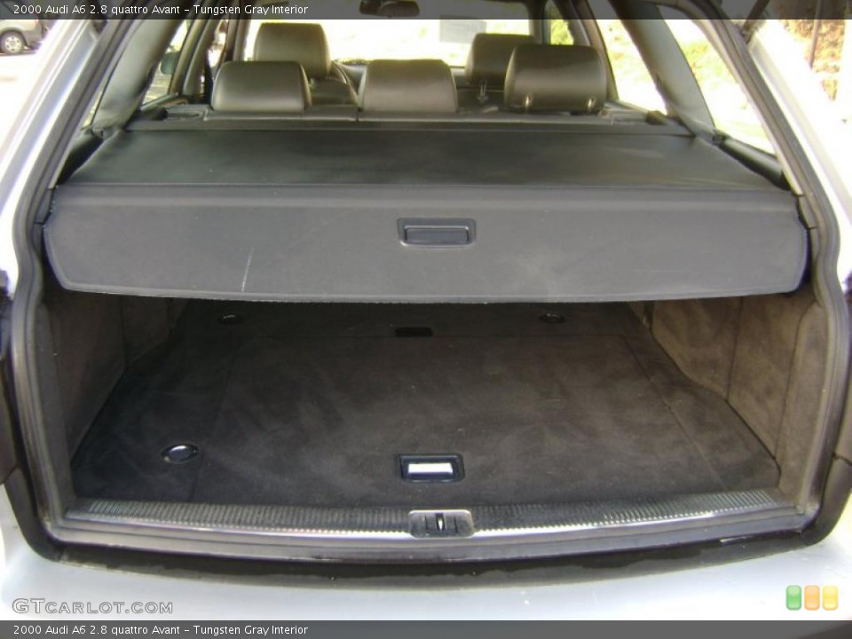 Tungsten Gray Interior Trunk for the 2000 Audi A6 2.8 quattro Avant #42762051