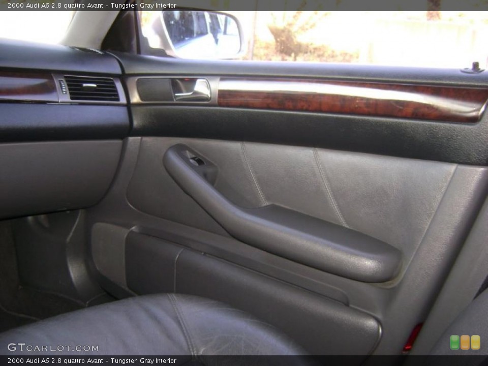 Tungsten Gray Interior Door Panel for the 2000 Audi A6 2.8 quattro Avant #42762166