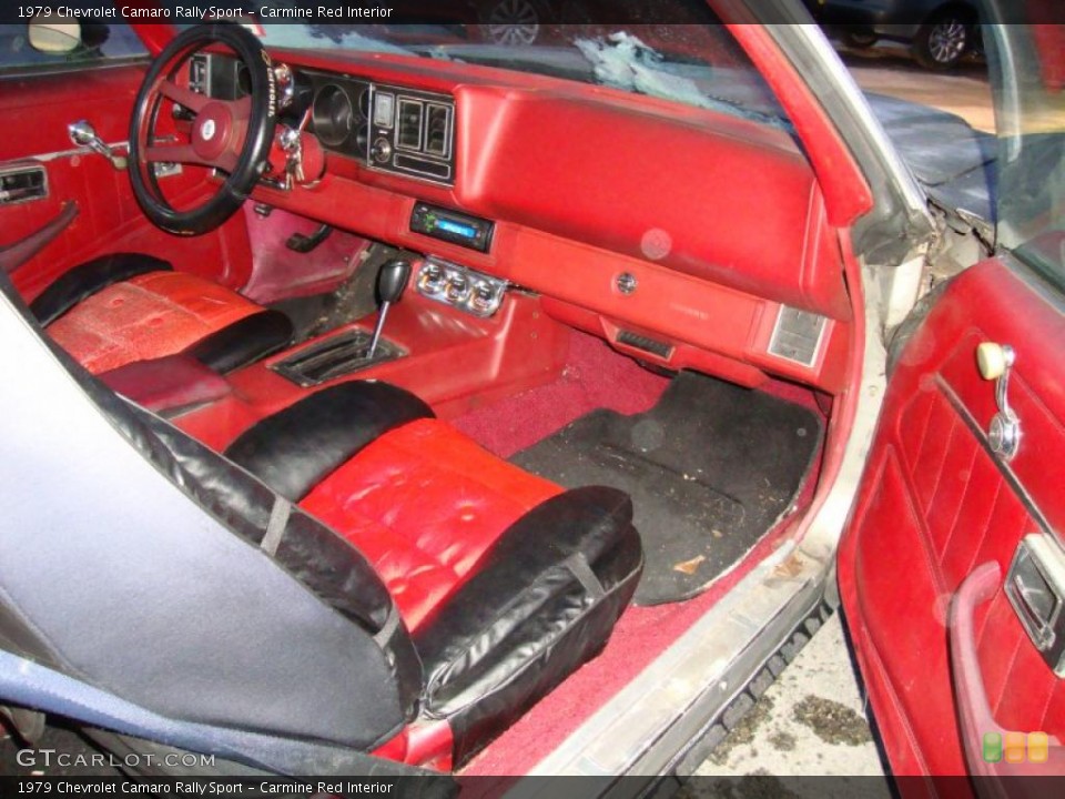 Carmine Red Interior Photo for the 1979 Chevrolet Camaro Rally Sport #42766336
