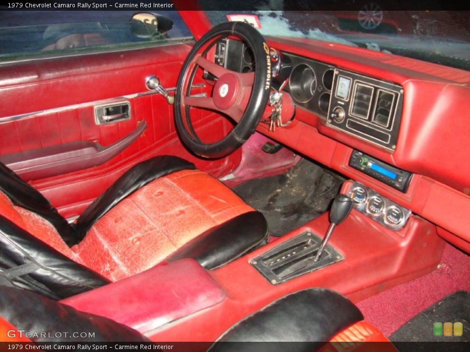 Carmine Red Interior Photo for the 1979 Chevrolet Camaro Rally Sport #42766352
