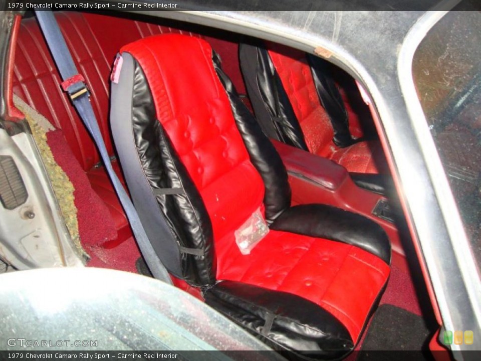 Carmine Red Interior Photo for the 1979 Chevrolet Camaro Rally Sport #42766384