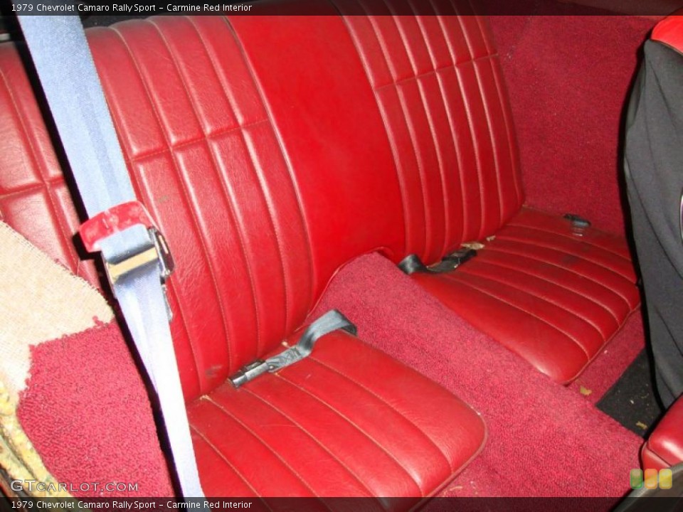 Carmine Red Interior Photo for the 1979 Chevrolet Camaro Rally Sport #42766416