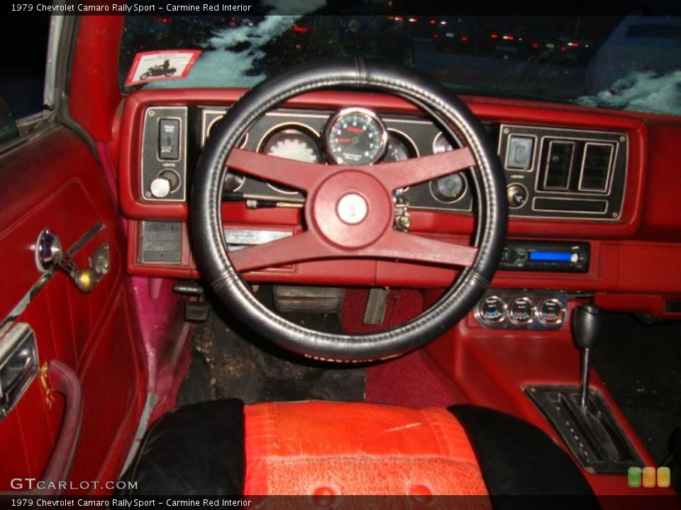 Carmine Red Interior Dashboard for the 1979 Chevrolet Camaro Rally Sport #42766476