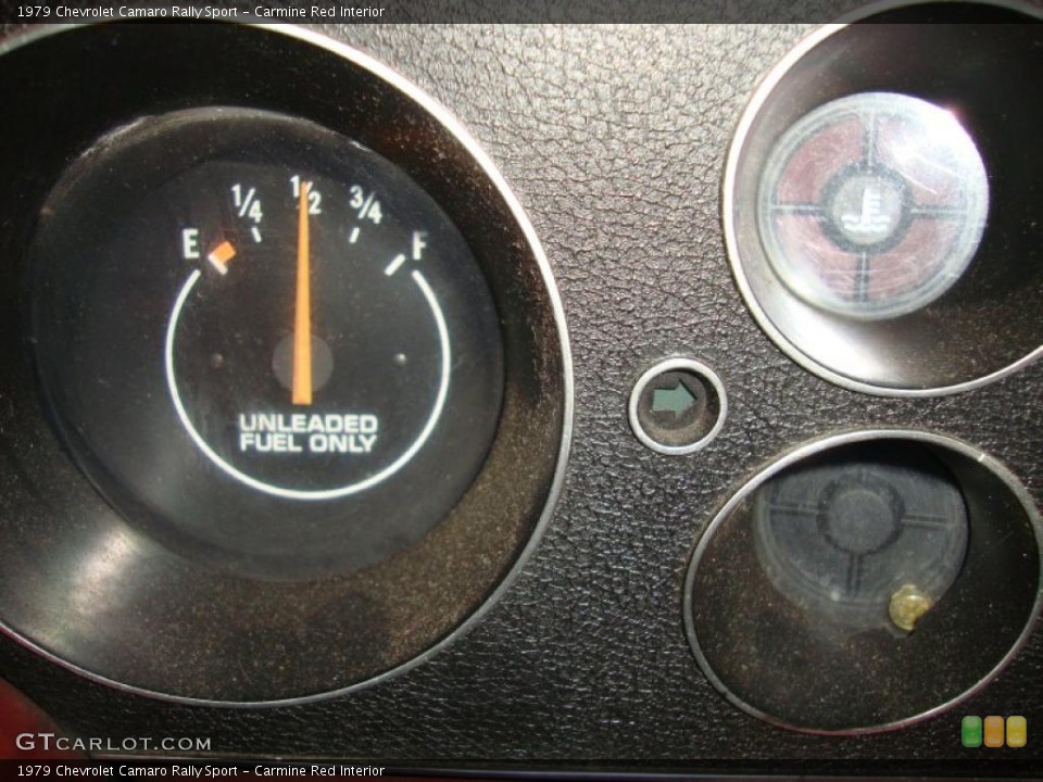 Carmine Red Interior Gauges for the 1979 Chevrolet Camaro Rally Sport #42766560