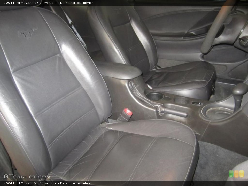 Dark Charcoal Interior Photo for the 2004 Ford Mustang V6 Convertible #42766612