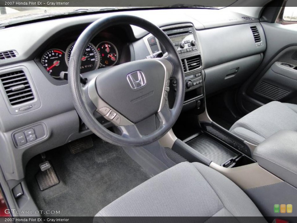 Gray Interior Prime Interior for the 2007 Honda Pilot EX #42767272