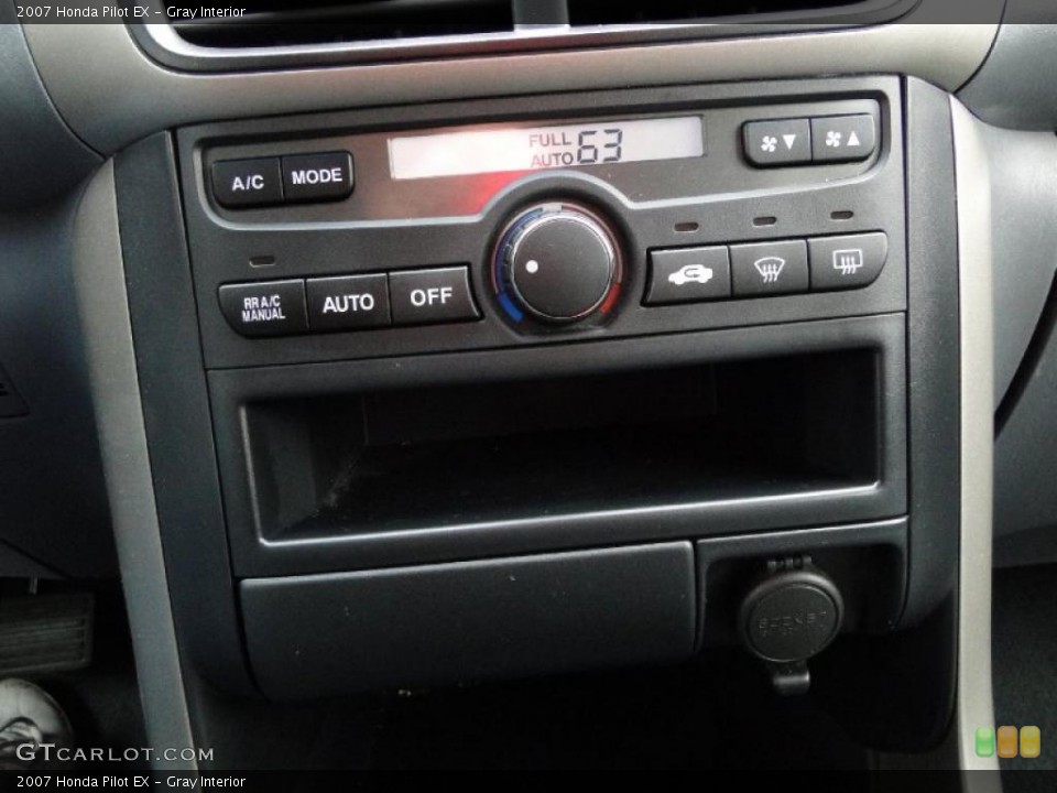 Gray Interior Controls for the 2007 Honda Pilot EX #42767500