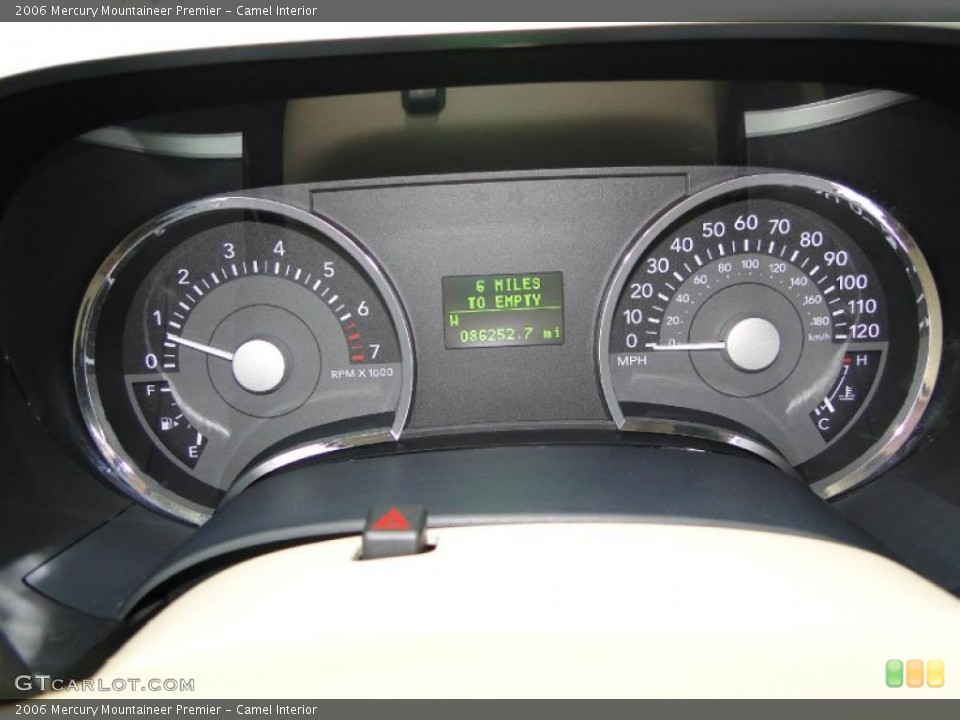Camel Interior Gauges for the 2006 Mercury Mountaineer Premier #42768800