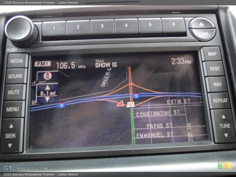Camel Interior Navigation for the 2006 Mercury Mountaineer Premier #42768872