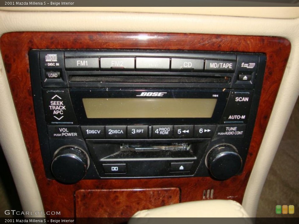Beige Interior Controls for the 2001 Mazda Millenia S #42769068