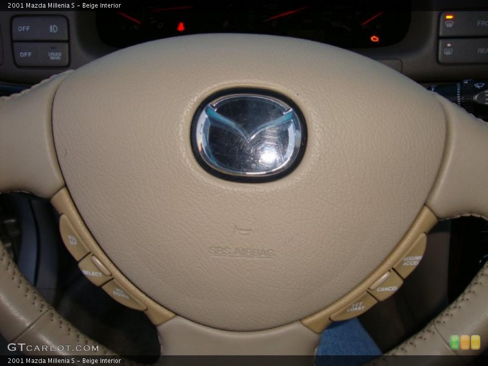 Beige Interior Controls for the 2001 Mazda Millenia S #42769132