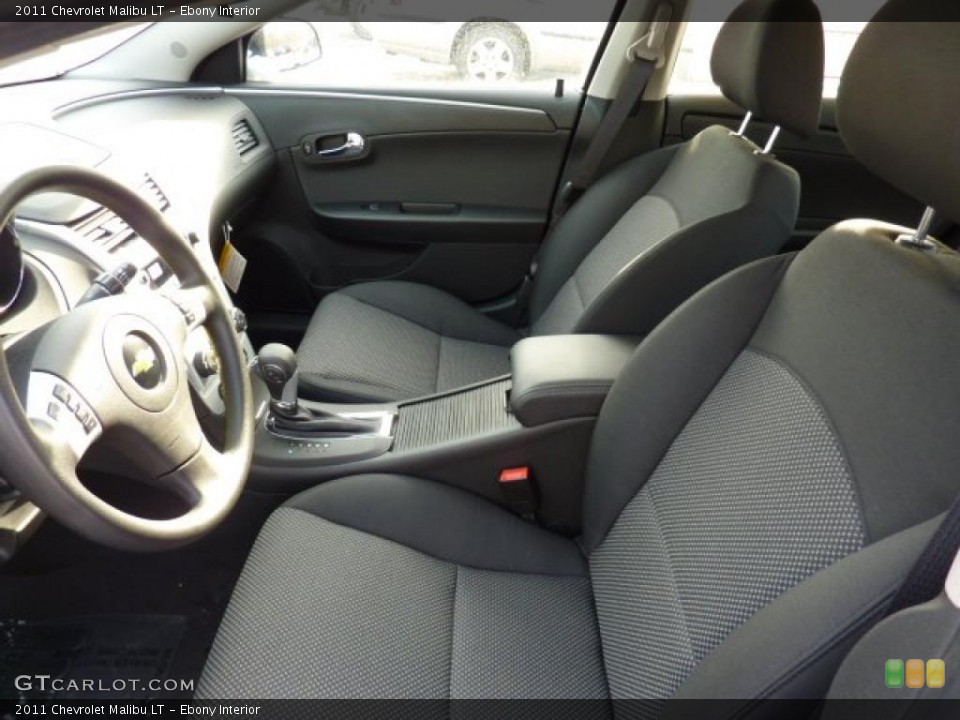 Ebony Interior Photo for the 2011 Chevrolet Malibu LT #42770477