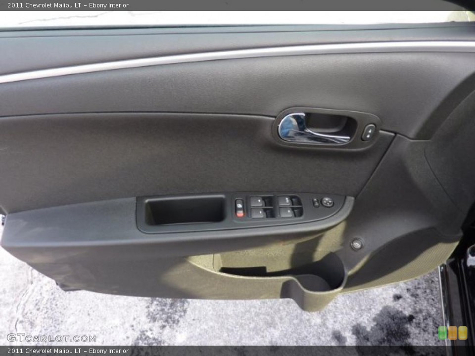 Ebony Interior Door Panel for the 2011 Chevrolet Malibu LT #42770577