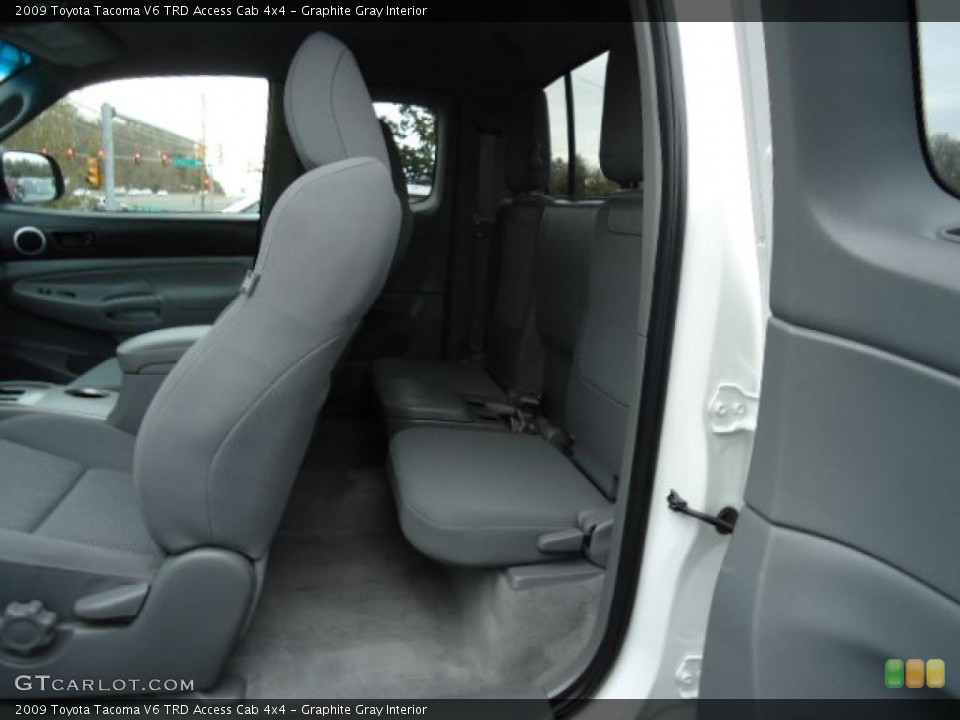Graphite Gray Interior Photo for the 2009 Toyota Tacoma V6 TRD Access Cab 4x4 #42772513