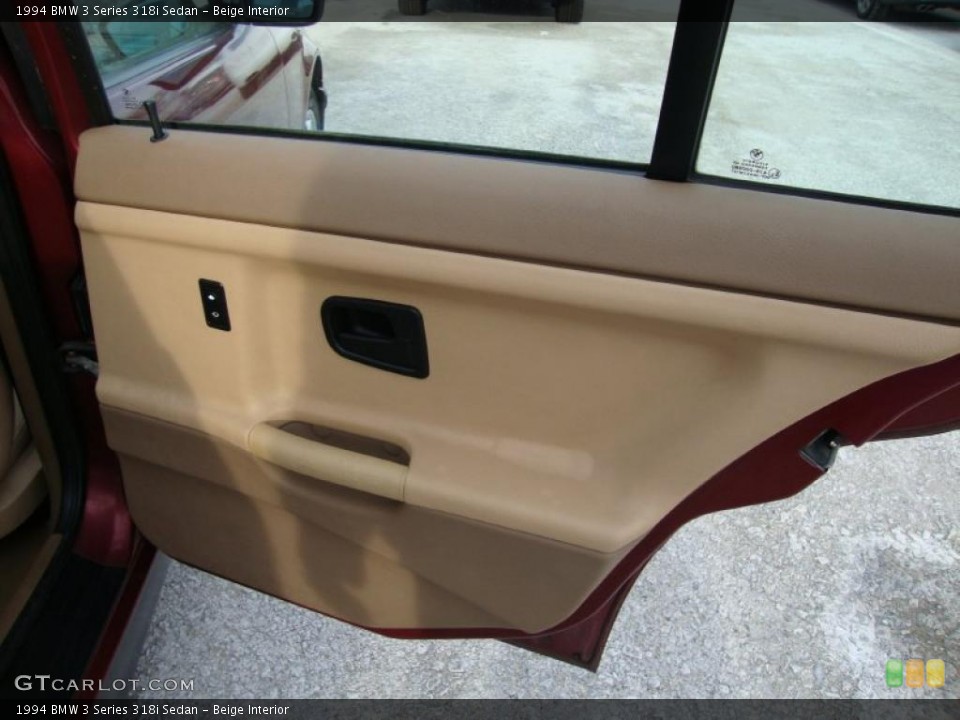 Beige Interior Door Panel for the 1994 BMW 3 Series 318i Sedan #42772893