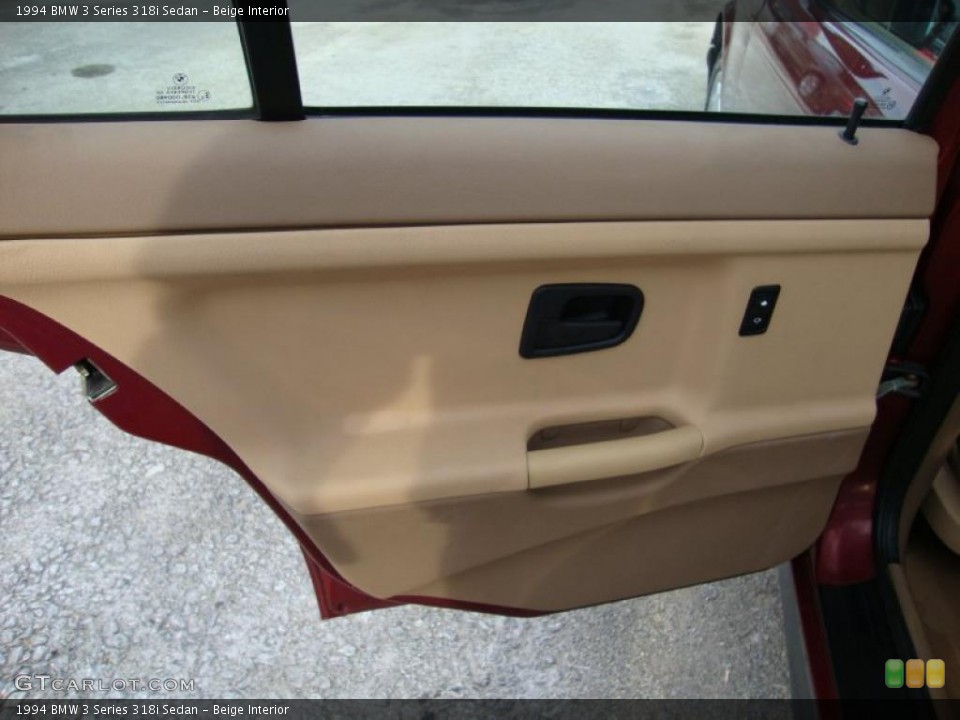 Beige Interior Door Panel for the 1994 BMW 3 Series 318i Sedan #42772925