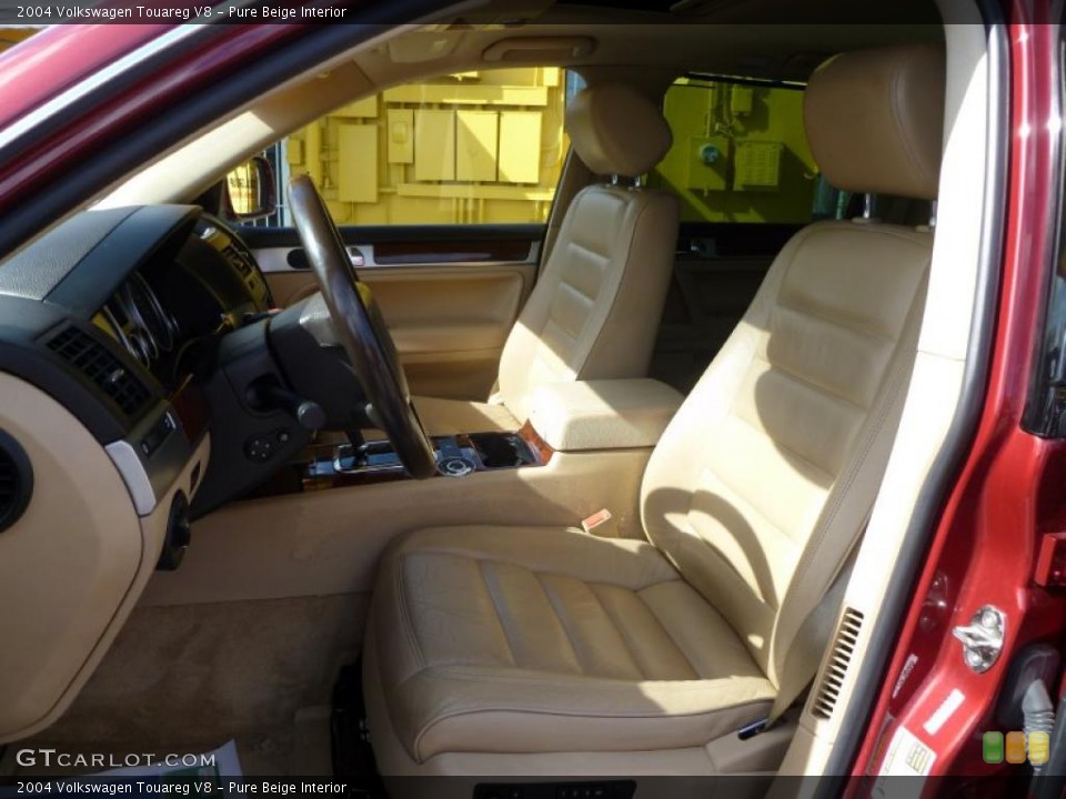 Pure Beige Interior Photo for the 2004 Volkswagen Touareg V8 #42773537