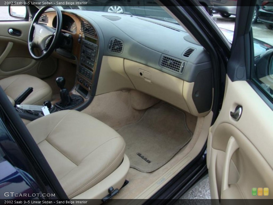 Sand Beige Interior Photo for the 2002 Saab 9-5 Linear Sedan #42774421