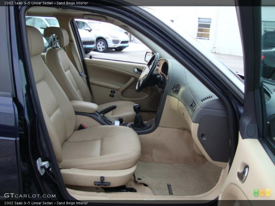 Sand Beige Interior Photo for the 2002 Saab 9-5 Linear Sedan #42774453