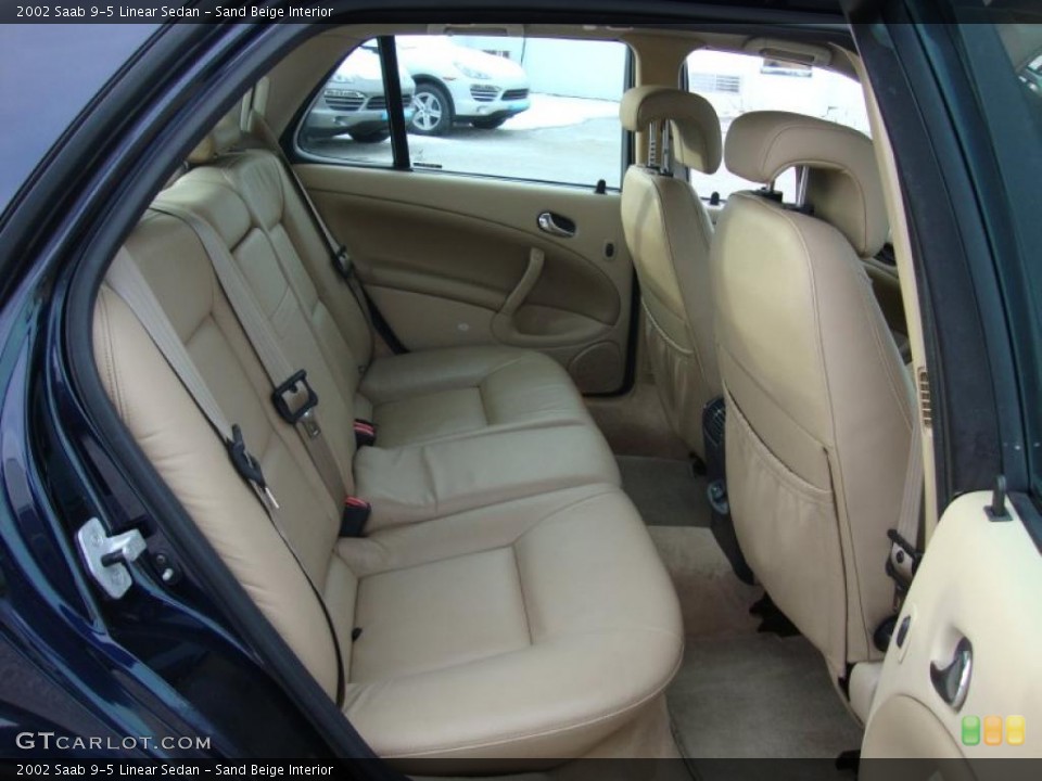 Sand Beige Interior Photo for the 2002 Saab 9-5 Linear Sedan #42774509