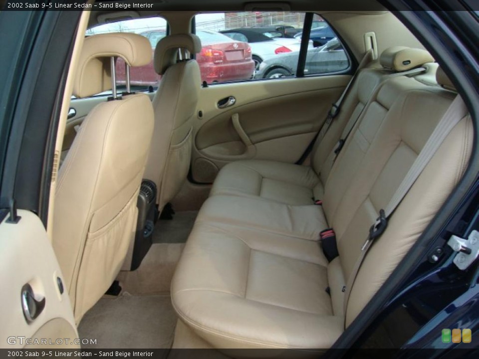 Sand Beige Interior Photo for the 2002 Saab 9-5 Linear Sedan #42774541