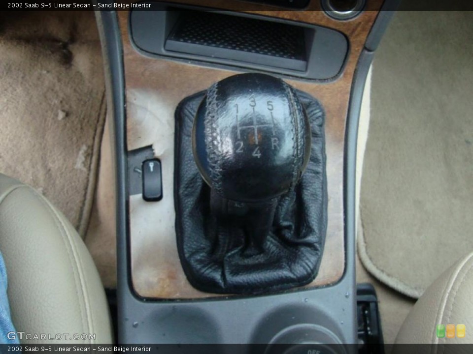 Sand Beige Interior Transmission for the 2002 Saab 9-5 Linear Sedan #42774809