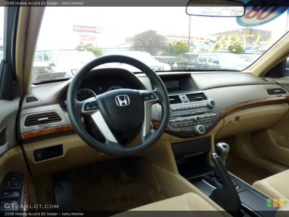 Ivory Interior Prime Interior for the 2008 Honda Accord EX Sedan #42776597